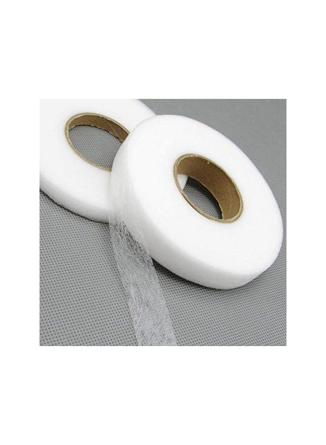 PROMASS promass Fabric Fusing Tape Hem Tape Double-Sided Film Adhesive Iron On Tape For Jeans Trousers Garment Clothes (White)  - Image 4
