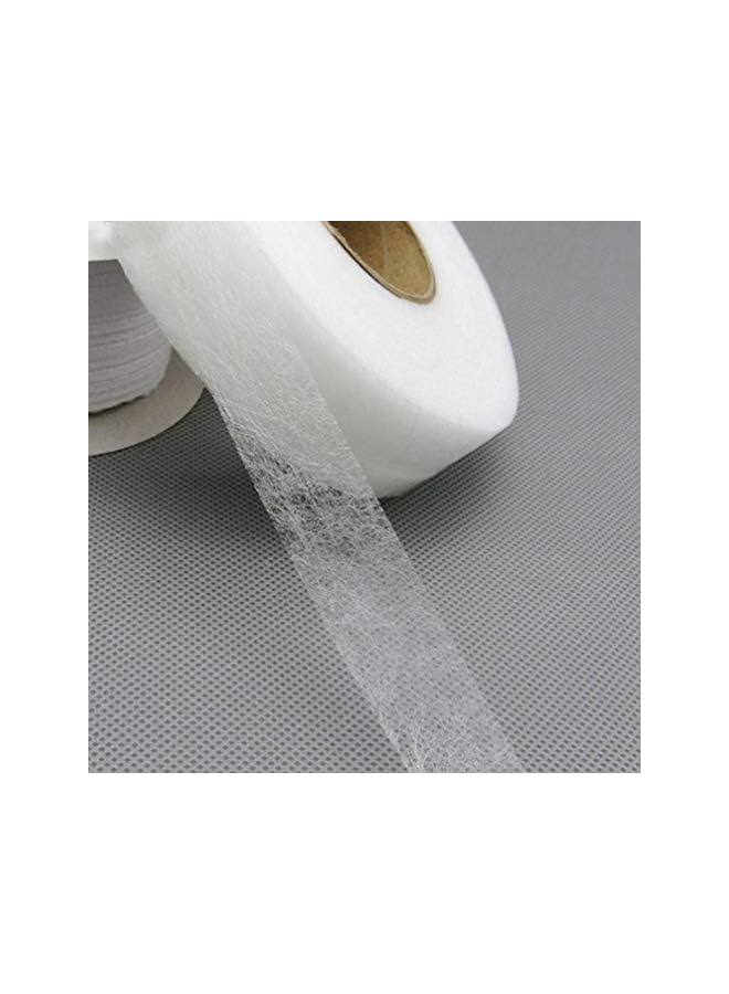PROMASS promass Fabric Fusing Tape Hem Tape Double-Sided Film Adhesive Iron On Tape For Jeans Trousers Garment Clothes (White)  - Image 5