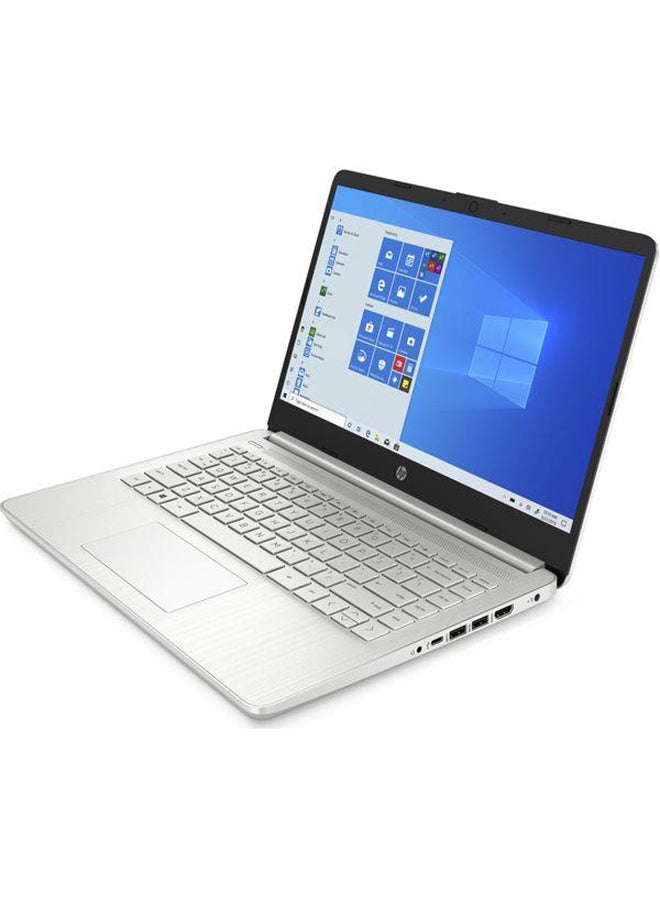 HP لابتوب 14s-dq2218ne بشاشة مقاس 14 بوصة ومعالج كور i5-1135G7 وذاكرة رام 8 جيجابايت ومحرك أقراص SSD بسعة 512 جيجابايت وبطاقة رسومات إنتل بدقة فائقة الوضوح ونظام التشغيل ويندوز 11 هوم الإنجليزية/العربية فضي - Image 3