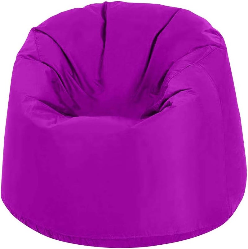 Ultra Soft Bean Bag Chair With Waterproof Fabric For Kids & Adults (Small, Purple)