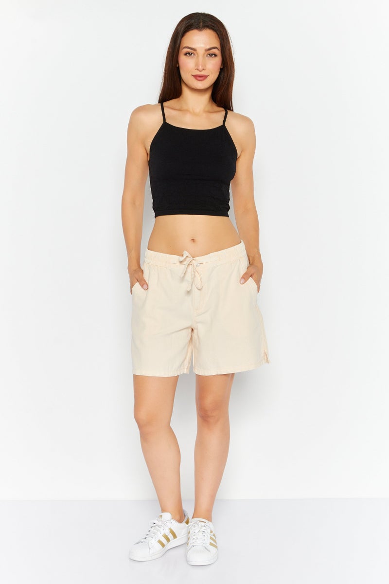 ESPRIT شورتات أساسية بسيطة للنساء، خوخي - Image 2