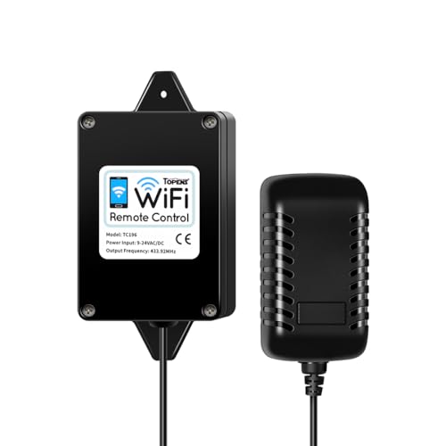TOPENS TC196 Tuya WiFi Remote Control for Automatic Swing Sliding Gate Opener Garage Door Opener with iOS and Android App WiFi & Bluetooth Security Gate Controller - Image 1