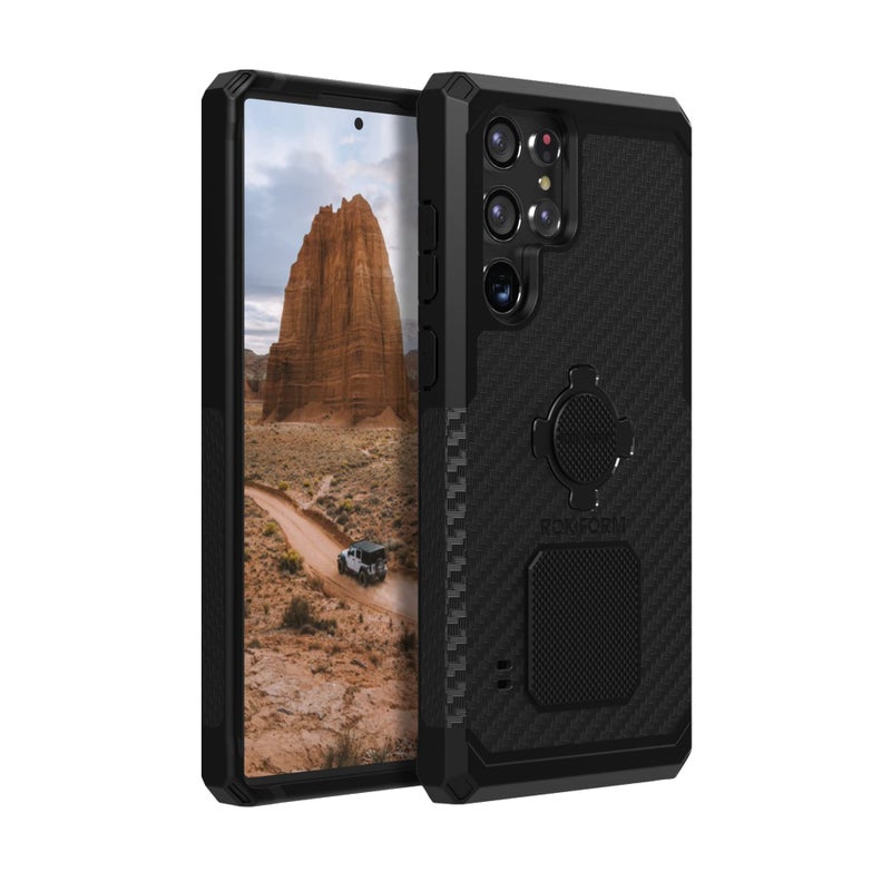 Rokform - Galaxy S22 Ultra Case, 5G Magnetic Case with Twist Lock, Military Grade Rugged, Samsung S22 Ultra 5G Protective Case, Drop Tested Armor (Black) - Image 1