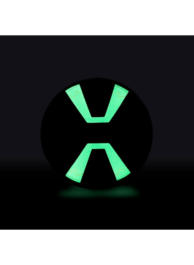 Chuckit! Max Glow Paraflight Flying Disc Dog Toy - Water Floating Flyer - Durable Nylon Construction with Soft Rubber Edges - For Medium and Large Dogs - Size Large - 9.75" L x 9.75" W - Pack of 1 - Image 3