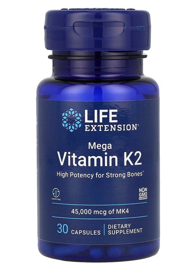 Mega Vitamin K2 30 Capsules