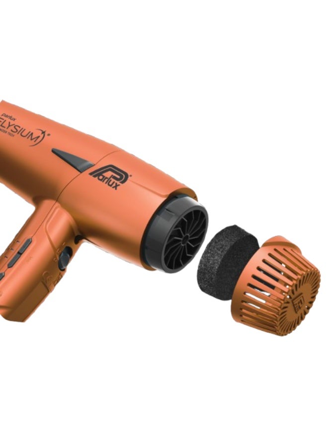 Parlux ELYSIUM Hair Dryer Air Ionizer Tech [European Plug 220V] Copper 1unit - Image 3