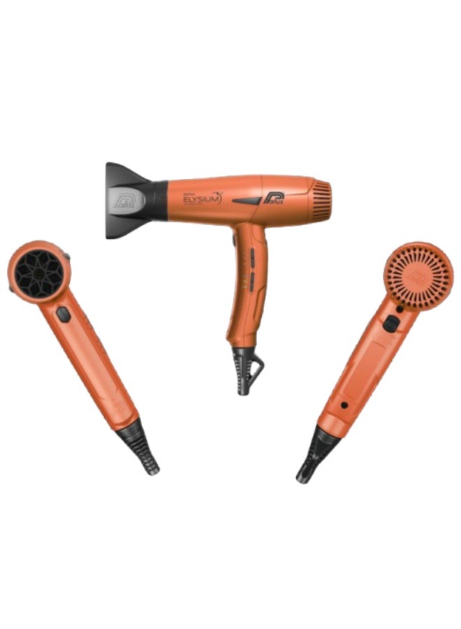 Parlux ELYSIUM Hair Dryer Air Ionizer Tech [European Plug 220V] Copper 1unit - Image 2
