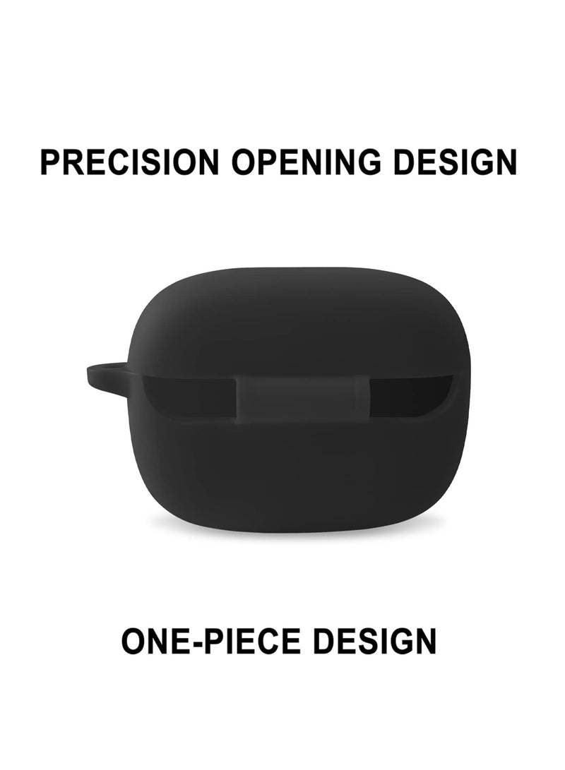 Compatible Case Cover for JBL Wave 200TWS Shockproof Silicone Cover (Black) - Image 3