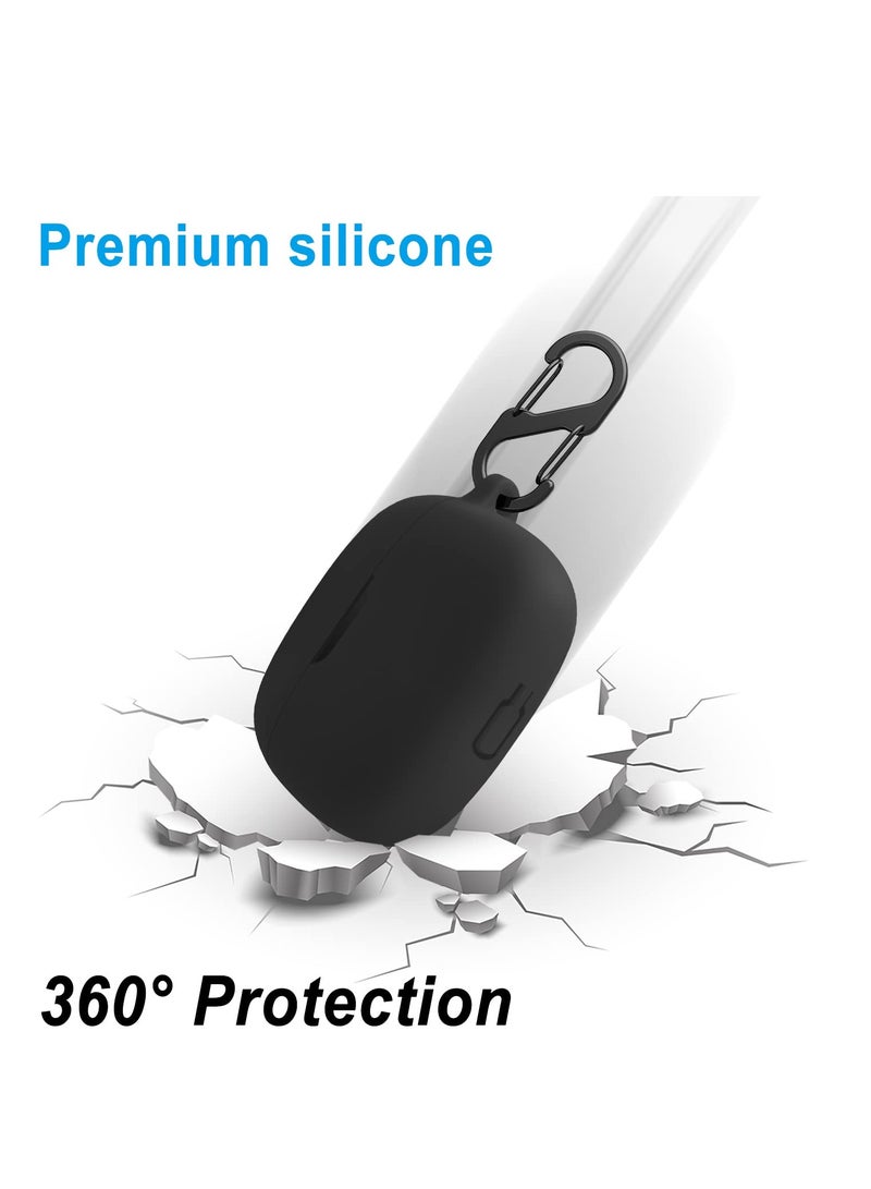 Compatible Case Cover for JBL Wave 200TWS Shockproof Silicone Cover (Black) - Image 4