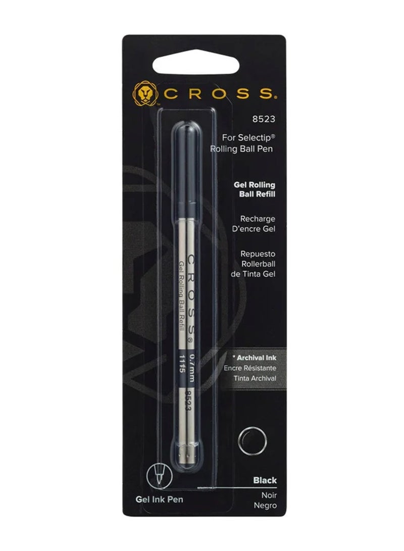 Cross 1-Piece Refill For Gel Roller Ball Pens Black Ink  - Image 1