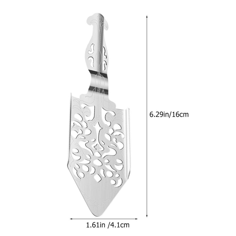 Stainless Steel Absinthe Spoon Dripper With Hollow Sugar Cube Cocktail Strainer Bar Tool - Image 3