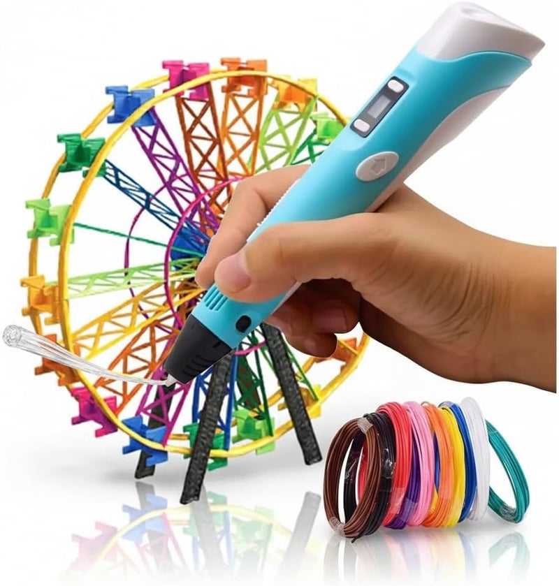 Creative Modeling Pencil with Plastic Filament - Portable Tool for Crafts, DIY and Supervised Educational Projects - Image 1