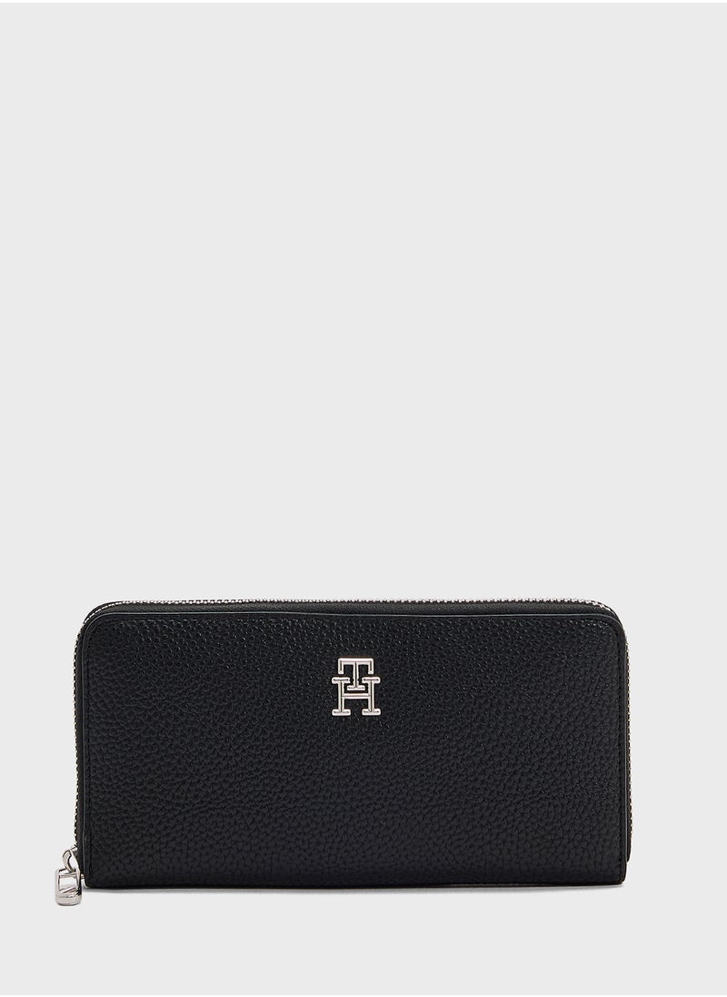 TOMMY HILFIGER Emblem Large Zip Around Wallet  - Image 1