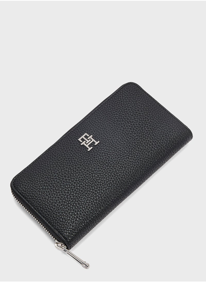 TOMMY HILFIGER Emblem Large Zip Around Wallet  - Image 2