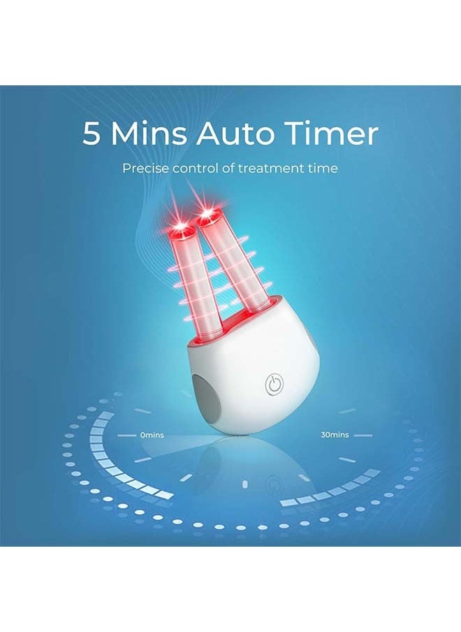 Sakulight - Red Light Nasal Therapy for Nose - Portable Rechargeable Red Light Nose Therapy - Infrared Nasal Therapy Device for Nose - Image 1