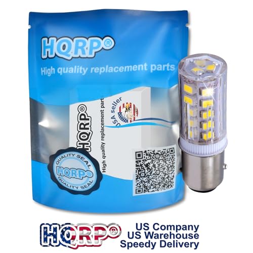 HQRP BAY15d Light Bulb Cool White 33LED SMD2835 Compatible with Aqua Signal Series 40, 41, 42,& 50 / Hella 2984 and Perko 200 Fixtures 10-30V DC Replacement - Image 2