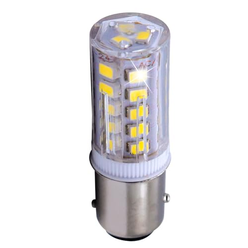 HQRP BAY15d Light Bulb Cool White 33LED SMD2835 Compatible with Aqua Signal Series 40, 41, 42,& 50 / Hella 2984 and Perko 200 Fixtures 10-30V DC Replacement - Image 1