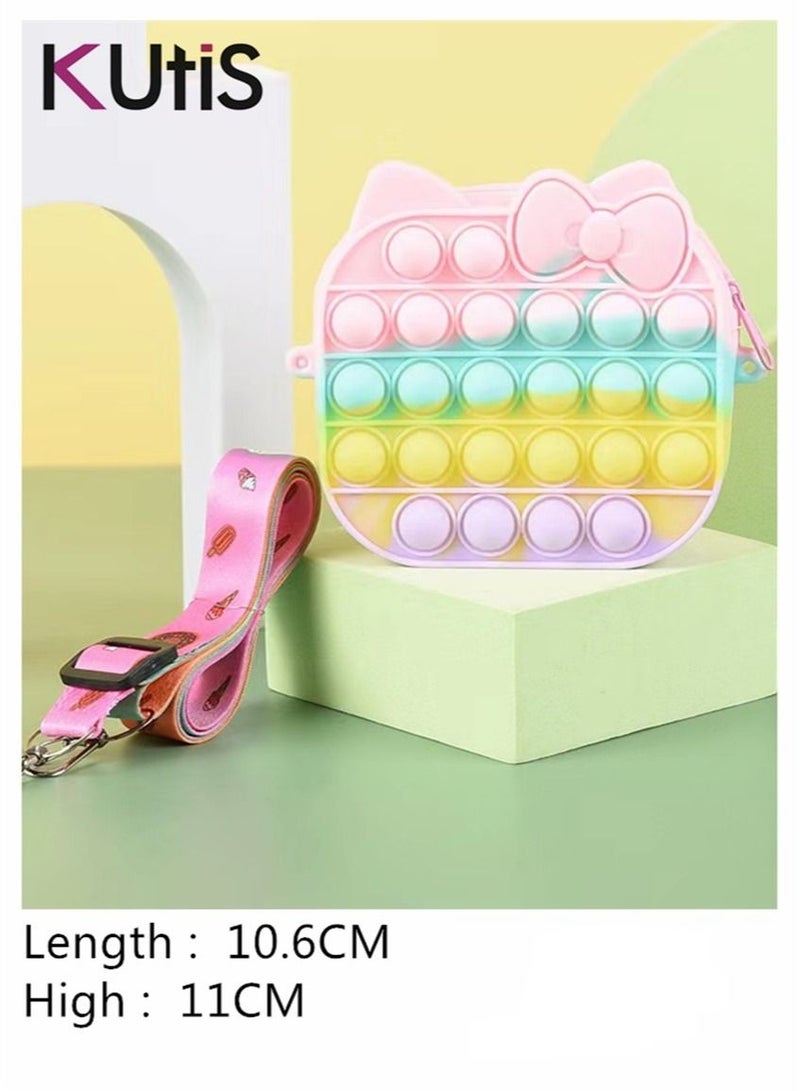 كوتيس حقيبة مربعة بوب بوب برسومات كرتونية برسومات كرتونية متعدد الألوان - Image 3