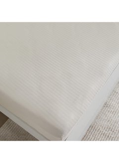 Home Box Hamilton Satin Striped Super King Fitted Sheet 200 x 36 x 200 cm  - Image 4