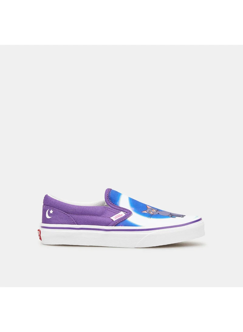 VANS Kids' Pretty Guardian Sailor Moon Classic Slip-On Shoe (Younger Kids)