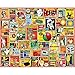 White Mountain 1000 Piece Jigsaw Puzzle Retro Phrases Collage Puzzles with Large Pieces for Adults and Family 24x30 Slang We Used - Image 2