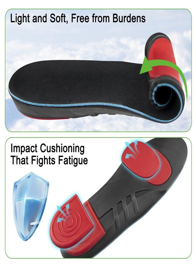 Endoto Insoles for Wolverine Work Boots, Replacement Insole Inserts for Men Shoes(Size:US Men9-EU42) - Image 5