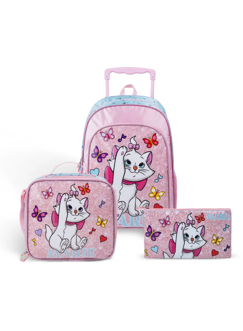 Disney Disney Marie I'M Just A Kitten 3In1 Trolley Box Set 18" I Trolley I Lunch Bag I Pencil Case I Packaging
