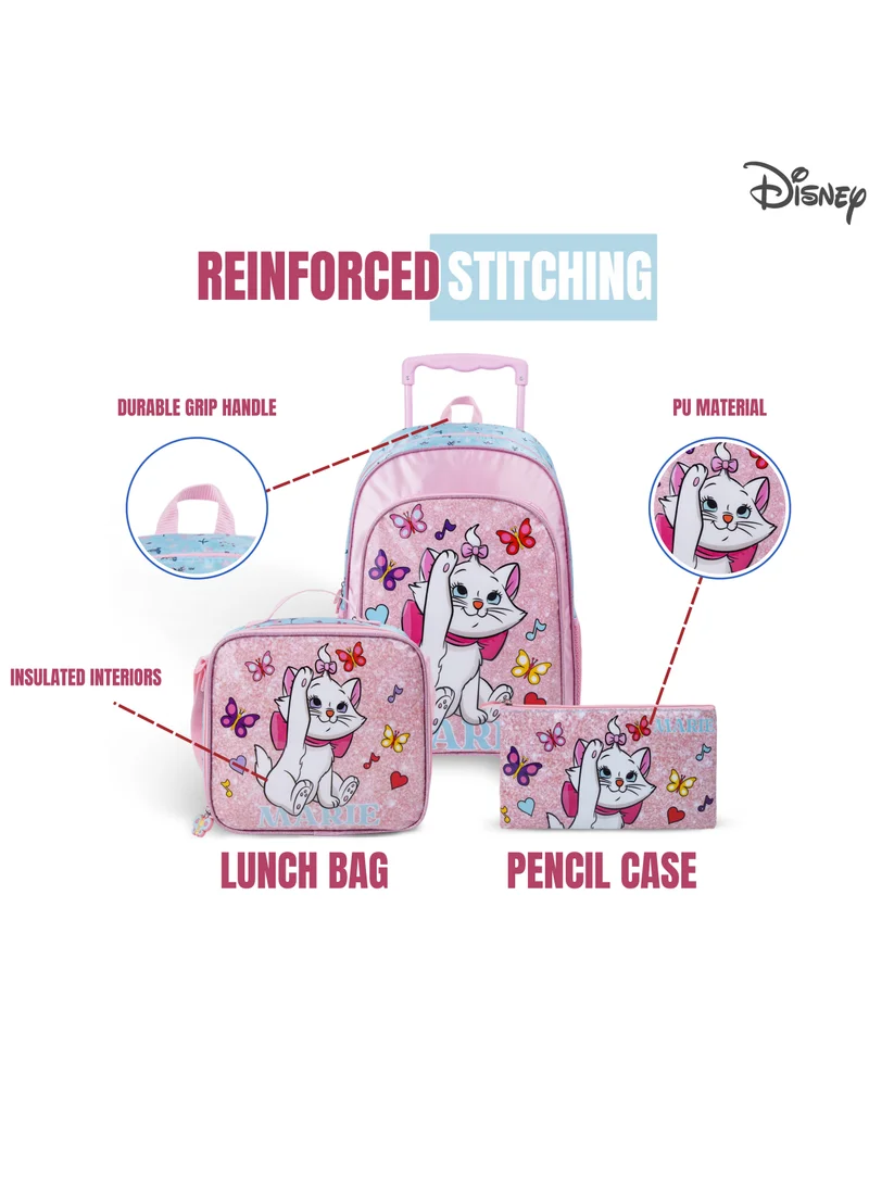 Disney Disney Marie I'M Just A Kitten 3In1 Trolley Box Set 18" I Trolley I Lunch Bag I Pencil Case I Packaging