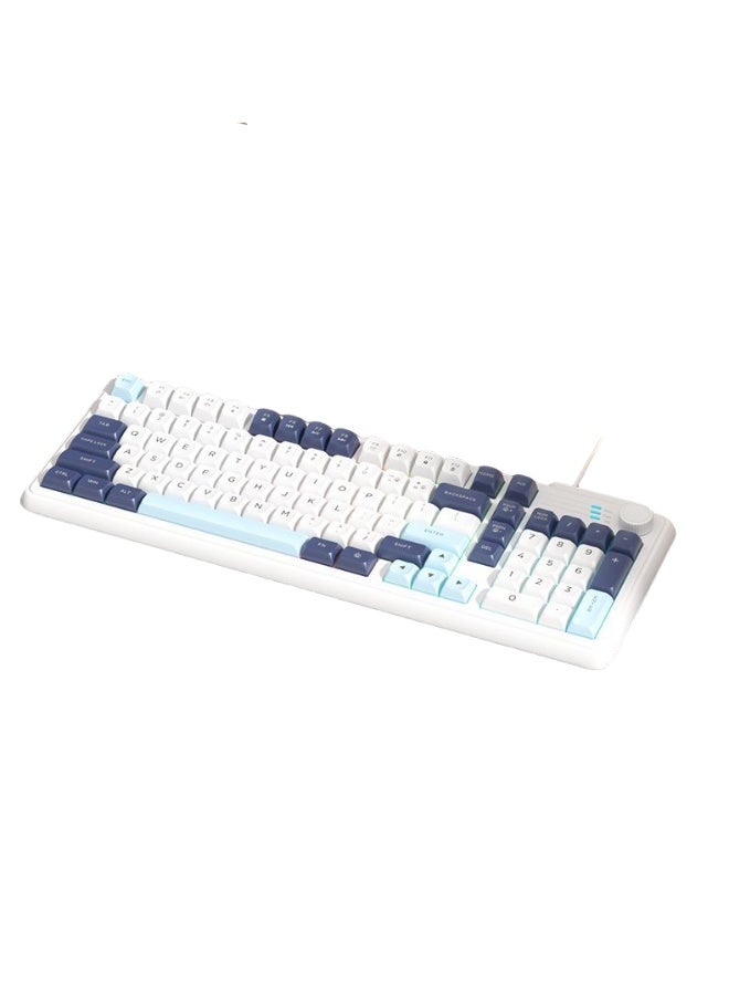 KUYING New Three Tone Ergonomic Office Keyboard Wired 