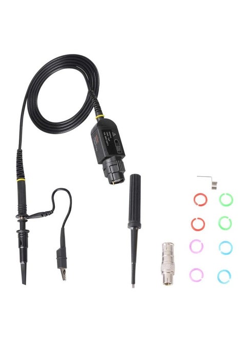 Oscilloscope Passive Probe, 1pcs 500Mhz Oscilloscope Scope Test Probe Clip BNC P6500 10X Black