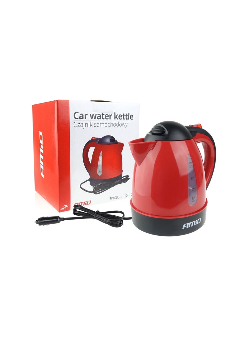 AMIO 12V Car Electric Kettle 1000ml 150W with Cigarette Lighter Plug - Image 5