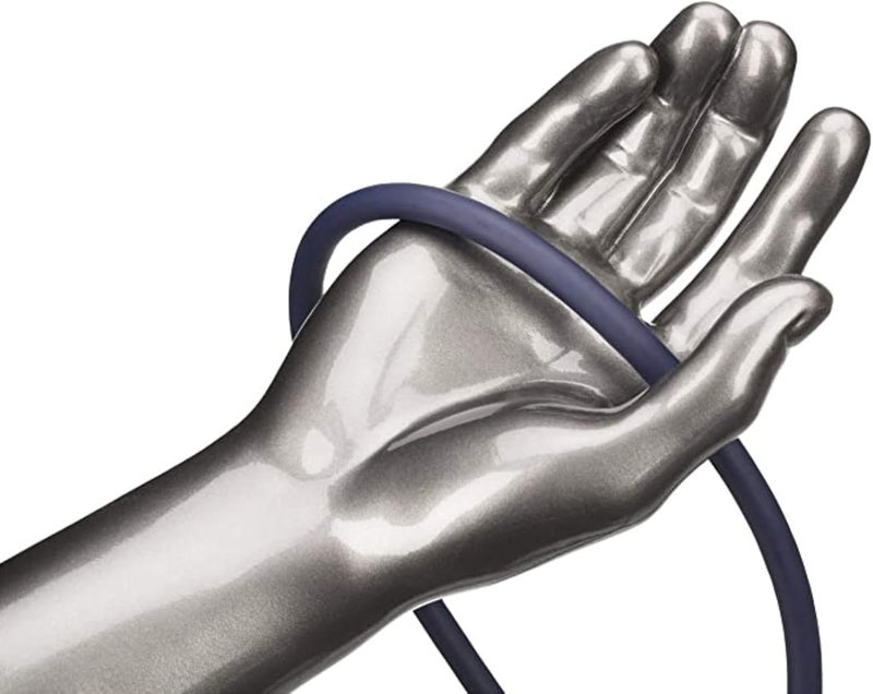 TheraBand أنبوب مقاومة لاتكس ثيرا بان professional - 25 قدم، أزرق، ثقيل جداً لتمارين الجزء العلوي والسفلي من الجسم - Image 3