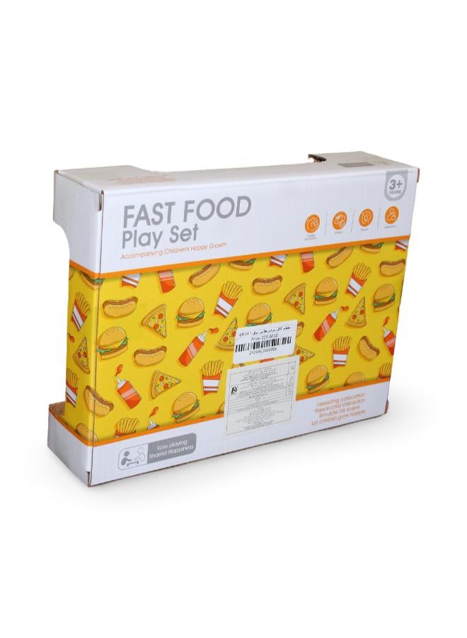 OKO Fast Food Play Set – Burger & Happy Meal Set (13 Pieces) - Image 2