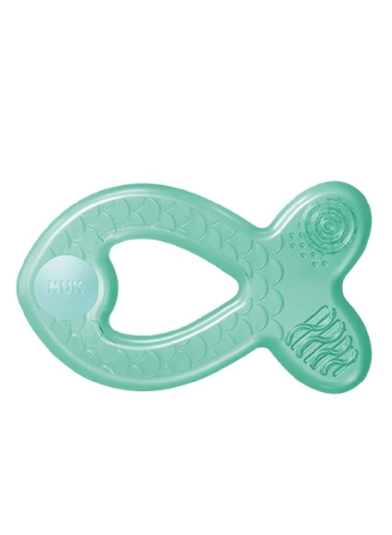 نوك عضاضة رائعة للاطفال ، على شكل سمكة لمدة 3 أشهر SNK601 باللون الأخضر