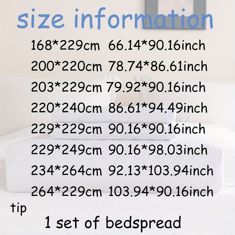 A Full Queen Size Single Bed Cover In White Easy Morandi Color Soft And Comfortable Machine Washable For All Seasons Home Use Or Holiday Gift - Image 3
