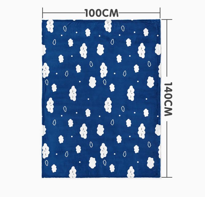 1ST STEP New Born Baby Blanket All Season Printed Single Super Soft Wrapper Sheet for AC Room for Baby Boys, Baby Girls, Babies (Cloud, 100 X 140 cms) - Image 2