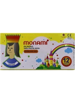 Monami 12 Color Crayons 