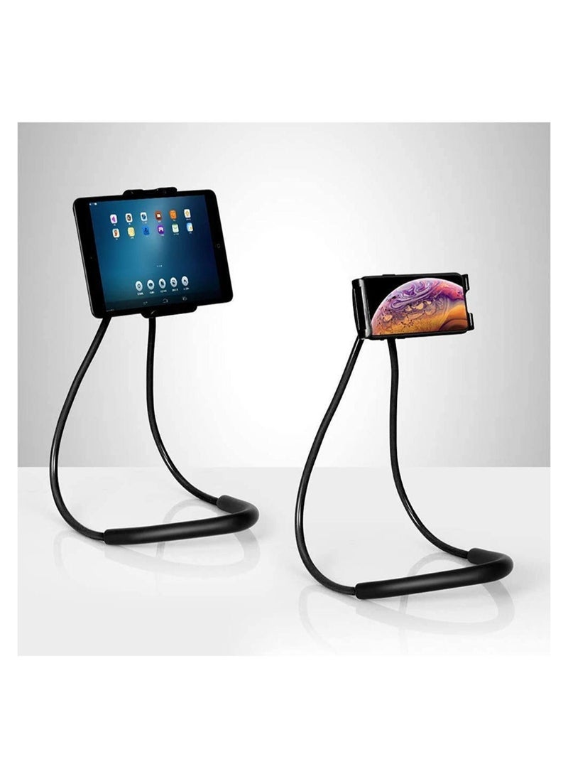 ELTRAZONE - Lazy Hang Neck Phone Support Holder, Multi-function Creative Mobile Holder Desktop Bed Car Bracket Stand - Image 1