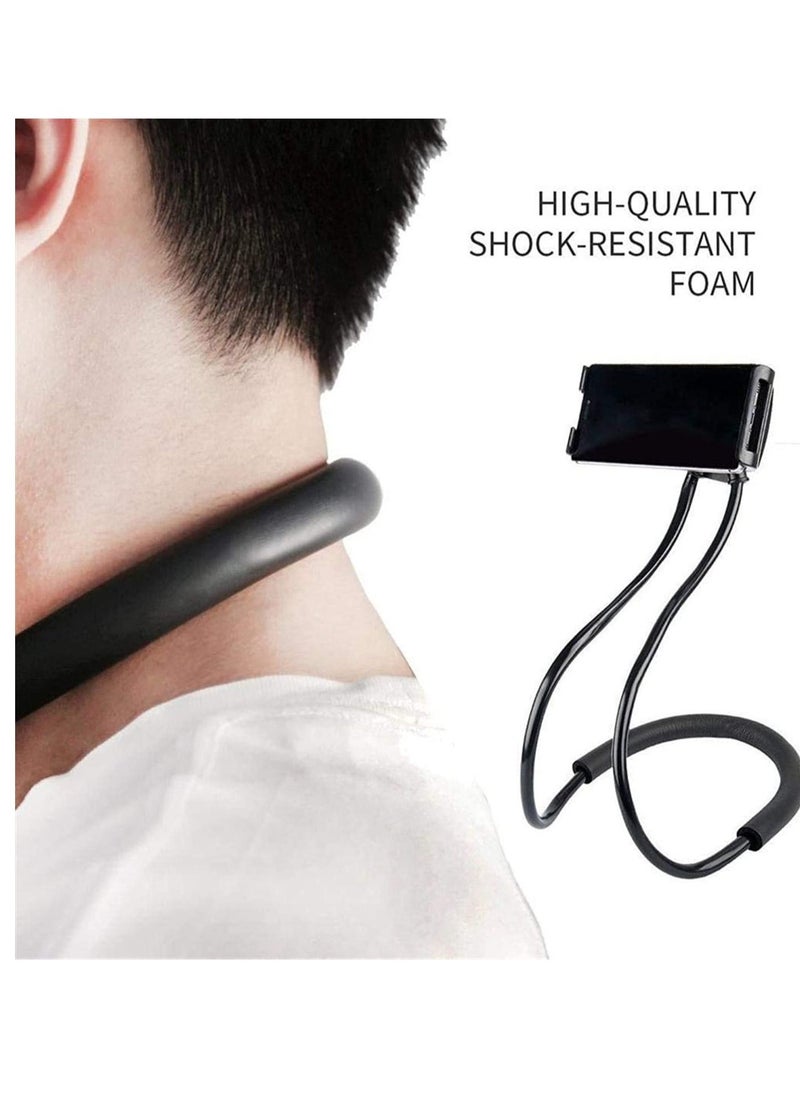 ELTRAZONE - Lazy Hang Neck Phone Support Holder, Multi-function Creative Mobile Holder Desktop Bed Car Bracket Stand - Image 1