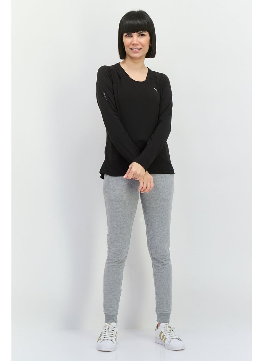PUMA Women Sportswear Fit Long Sleeves Running Top, Black  - Image 3