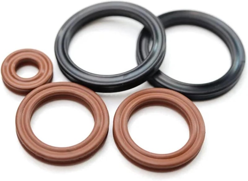 CS 3.53mm,Black NBR X-Ring,Four Lip Seal Ring,Nitrile Rubber,for Hydraulic Cylinders,Piston rods.Inner Diameter4.34-456.06mm(24.99x3.53(10pcs)) - Image 5