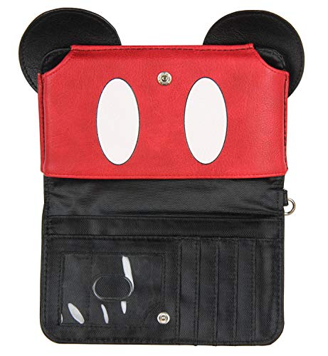 Bioworld Disney Mickey Mouse Ears 90 Years True Original 3D Cell Phone Wristlet Wallet - Image 3
