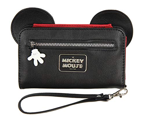 Bioworld Disney Mickey Mouse Ears 90 Years True Original 3D Cell Phone Wristlet Wallet - Image 2