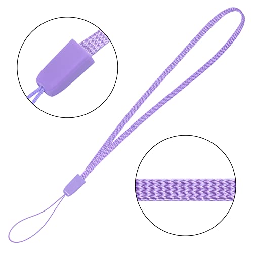 Wisdompro حزام معصم يدوي من ويسدوم برو 10 حزمة، حزام معصم قصير ملون بطول 7 بوصات لذواكر USB، المفاتيح، سلسلة المفاتيح، بطاقات الهوية، بطاقات الاسم، حامل البطاقات - ألوان متنوعة - Image 3