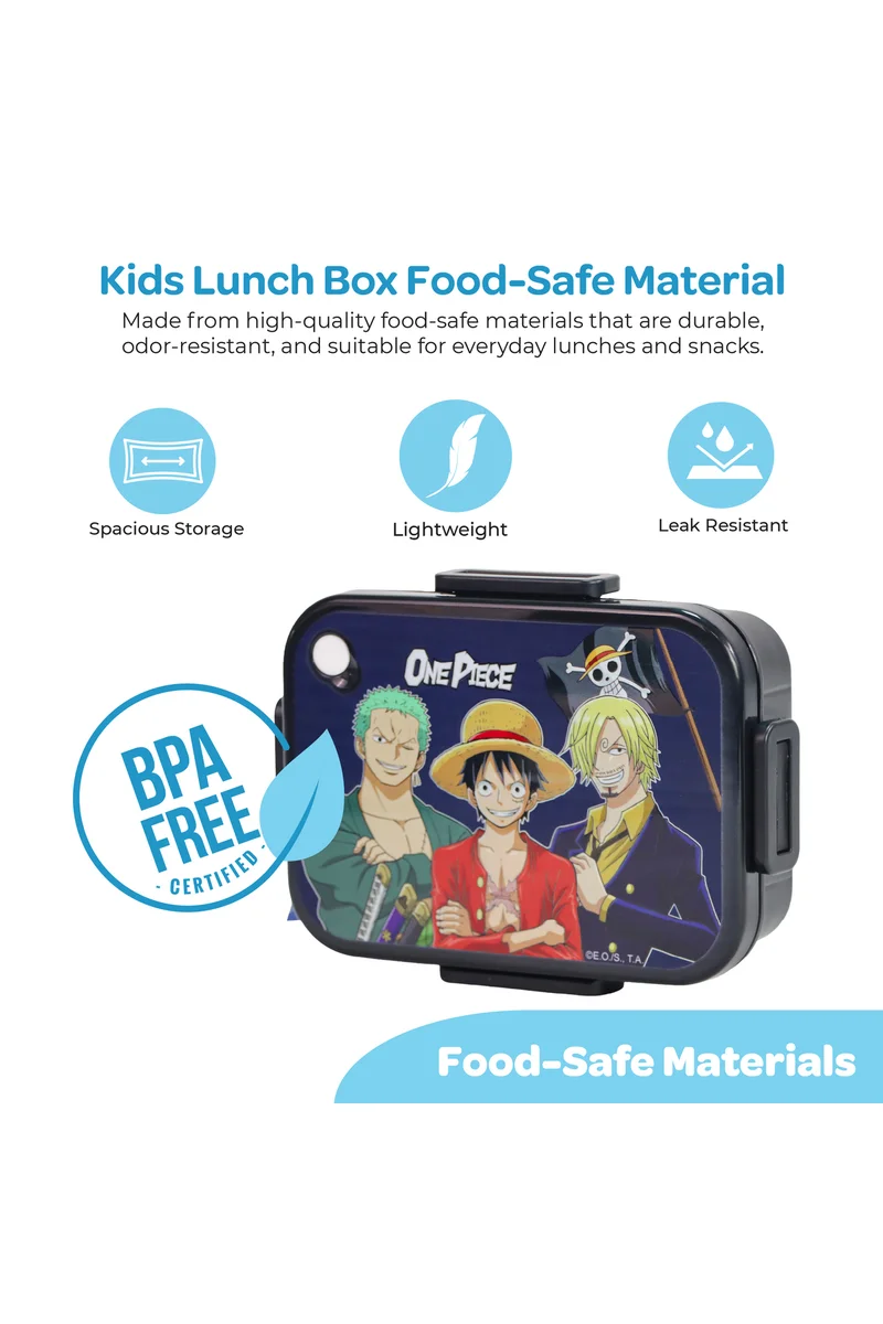مون MOON Kids Lunch Box | PP + Stainless Steel Insulated Tiffin Box | Leak-Proof, BPA-Free, Durable School Lunch Box for Boys & Girls | Easy Open Clips | Food Safe Eco-Friendly Kids Meal Box