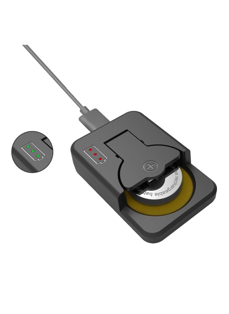 on Battery Charger for Rechargeable on Battery of 2016 2025 2032 2450 1632 1025 1220 1254 1620 2430 2477 etc, Lithium Rechargeable Coin on Cell Battery Charger (Battery not included) - Image 1