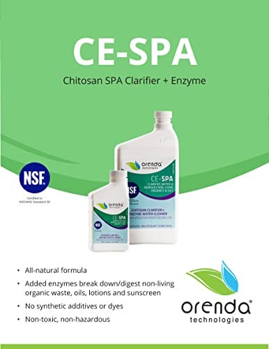 Orenda Technologies CE-SPA: Spa Chitosan Clarifier and Enzymes 8oz - Image 4