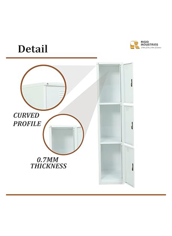 Steel Curved 3 Doors Locker White 180x38x46.5cm - pzsku/ZD67C713352B66F5EDB33Z/45/_/1715801689/a752079f-88f7-4bd5-a72d-3020dc0055cc