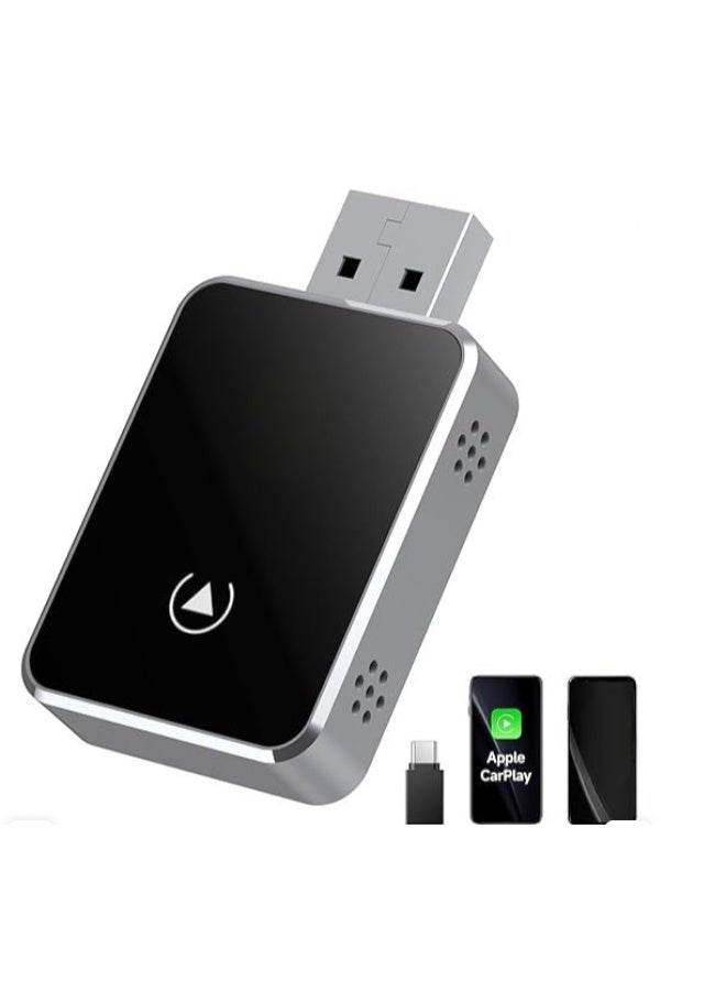 محول CarPlay وAndroid Auto لاسلكي 2 في 1 – يحوّل الاتصال السلكي إلى لاسلكي، يو إس بي وصّل وشغّل للسيارات من 2017+ - Image 1