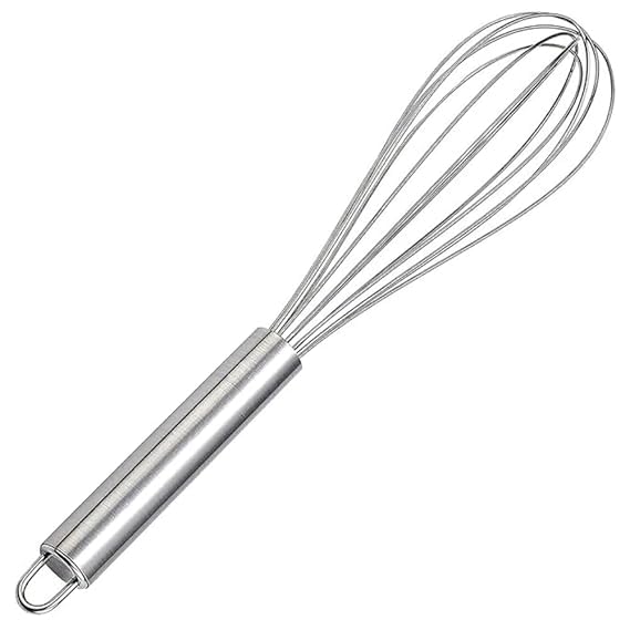 Awadh Hand Blender Wire Whisk Stainless Steel Balloon Shaped Egg Beater Multi Use Kitchen Utensil Prime Whisk with Pipe Handle Egg Beater for Blending Whisking Beating Pack of 1 - Image 3